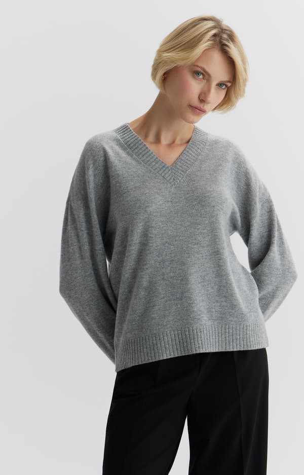 V-hals sweater L
