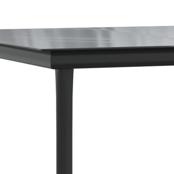 vidaXL havemøbelsæt i 3 dele i polyrattan, sort