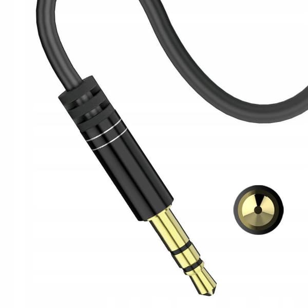AUDIKABEL AUX L11 mini-jack Dudao SORT