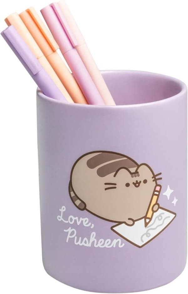 Pusheen ler skrivebordskrus