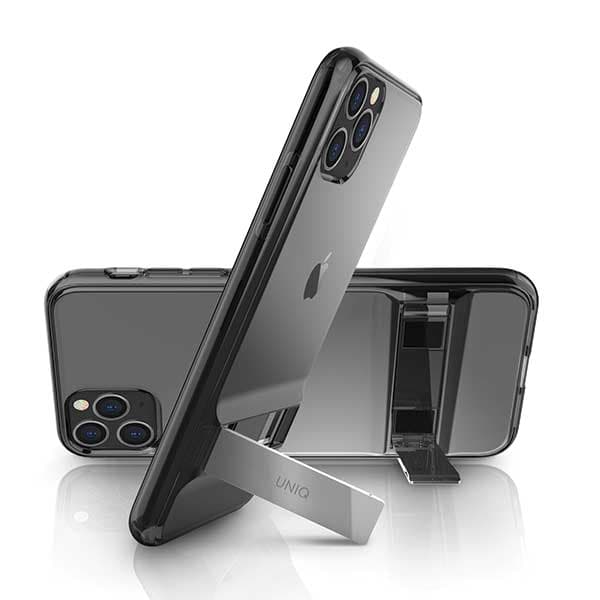 UNIQ Cabrio-etui med stativ til iPhone 11 Pro, grå