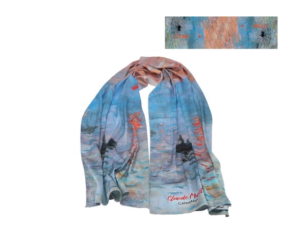 Huivi - C. Monet, Auringonnousu (CARMANI)