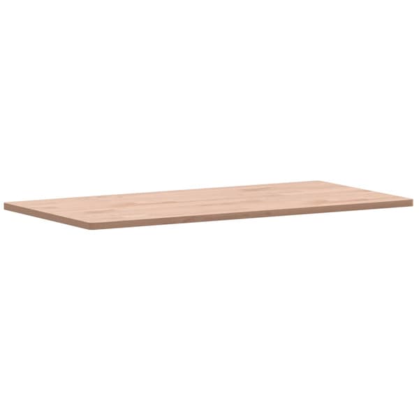 vidaXL bordplade 100x50x1,5 cm rektangulær massiv bøgetræ