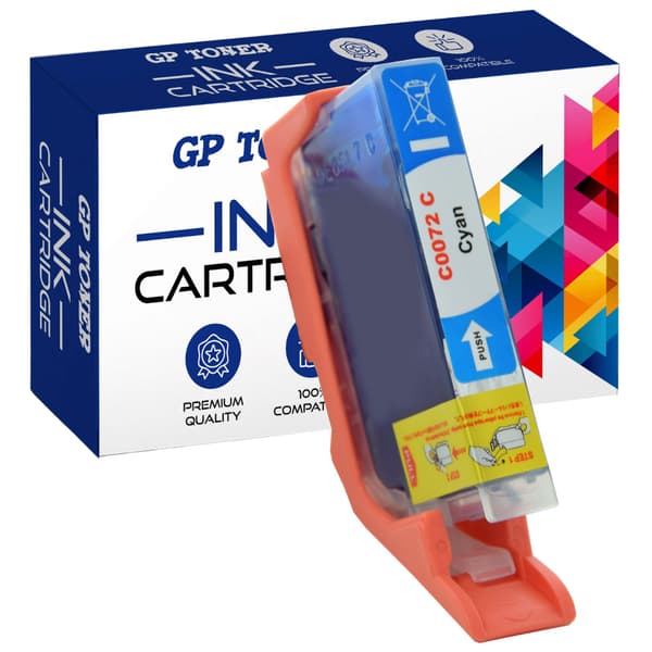Blæk til GP-C72C cyan