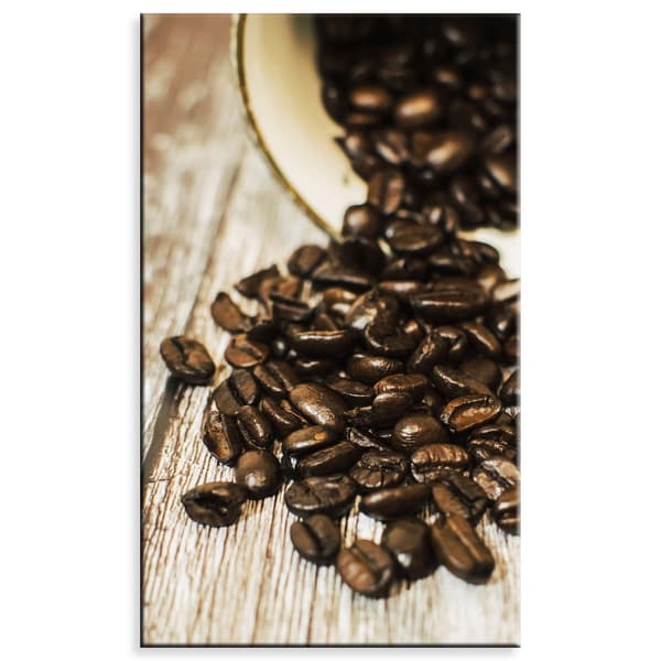 Lærredstryk Køkken Kaffebønner 60x100 cm