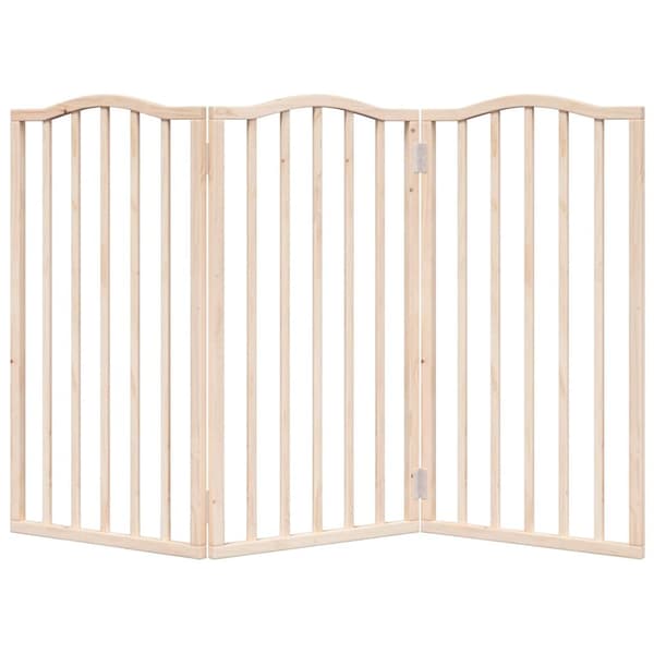 vidaXL foldbart sikkerhedsgitter til hunde, 3 paneler, 150 cm