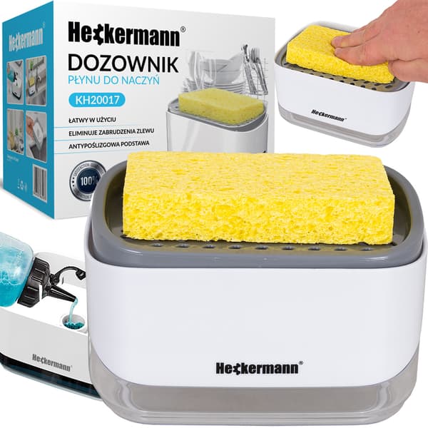 Heckermann KH20017 Køkkenvæskedispenser Hvid