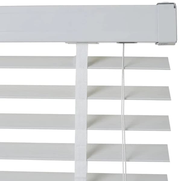 Persienner 60x180cm vit - träimitation