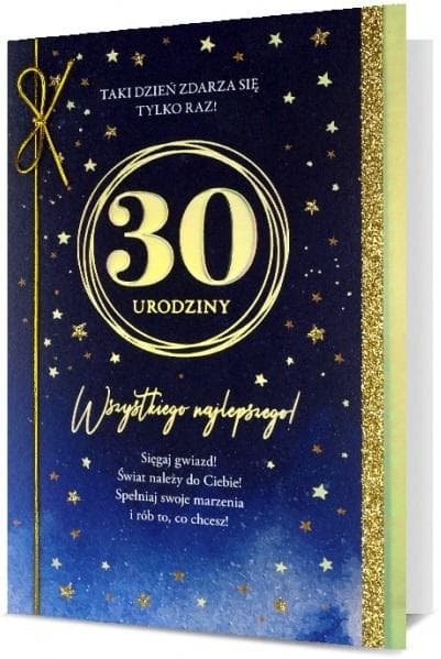 Kort B6 Fødselsdag 30