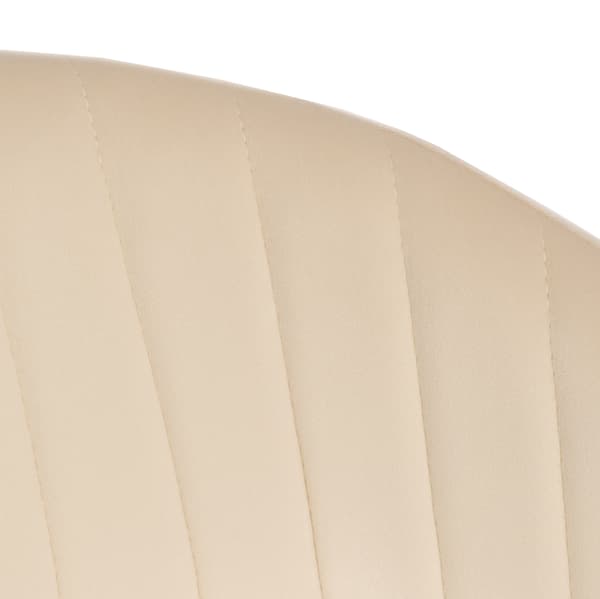 Beige fløjlsstol COLIN GOLD