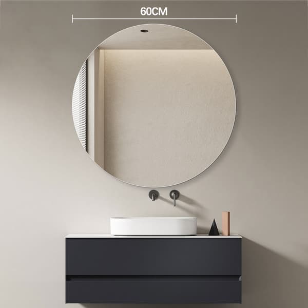 LUNA RUND BADRUMSPEGEL 60 CM