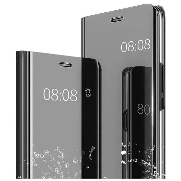 Samsung Galaxy A72 5G Clear View-cover, sort