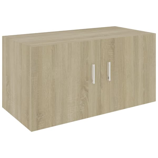 vidaXL vægskab Sonoma eg 80x39x40cm spånplade