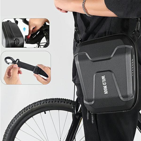 Ramväska, cykelfäste WILDMAN E8, svart