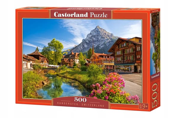 Pussel 500 bitar B-52363 Kandersteg, Schweiz