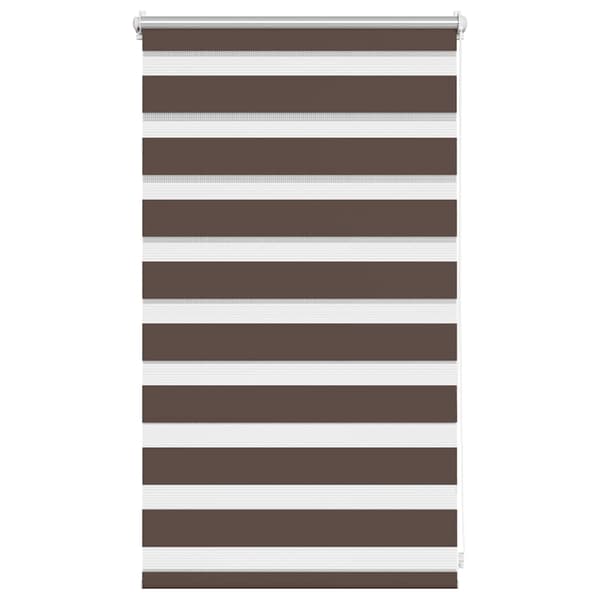 Randig rullgardin (50 x 100 cm), kaffe