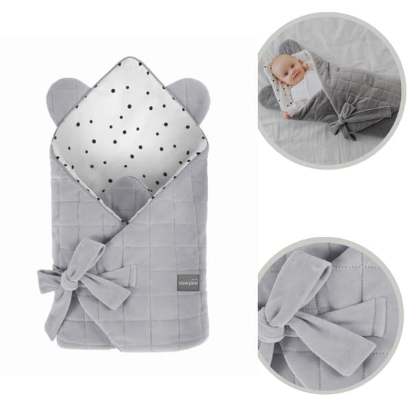 Royal Baby Swaddle Wrap Grå