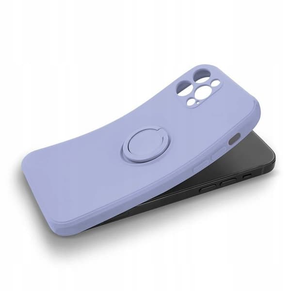 BAKSIDAN MED RING LILA IPHONE 13 PRO MAX + GLAS