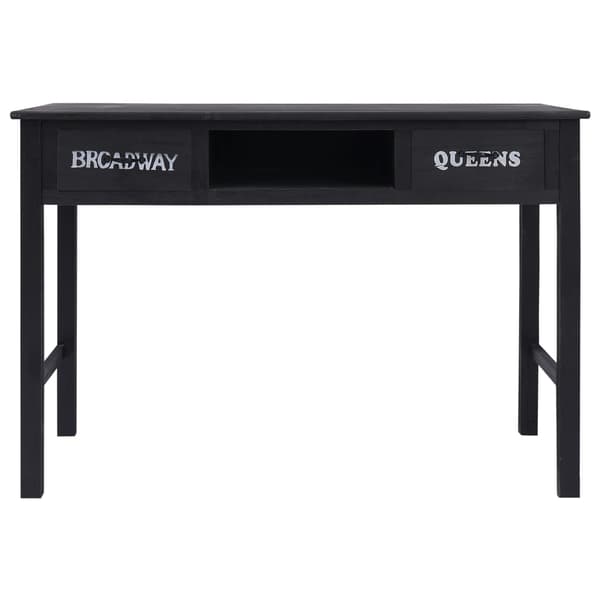 vidaXL konsolbord sort 110 x 45 x 76 cm træ