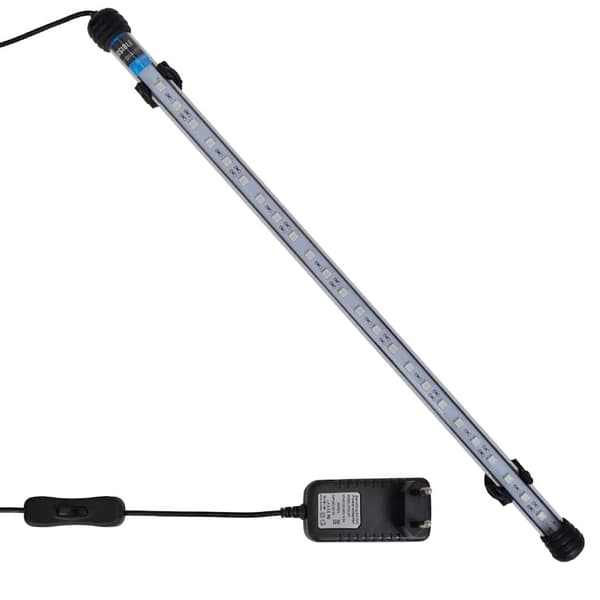 LED akvarielampe, 48 cm, blå