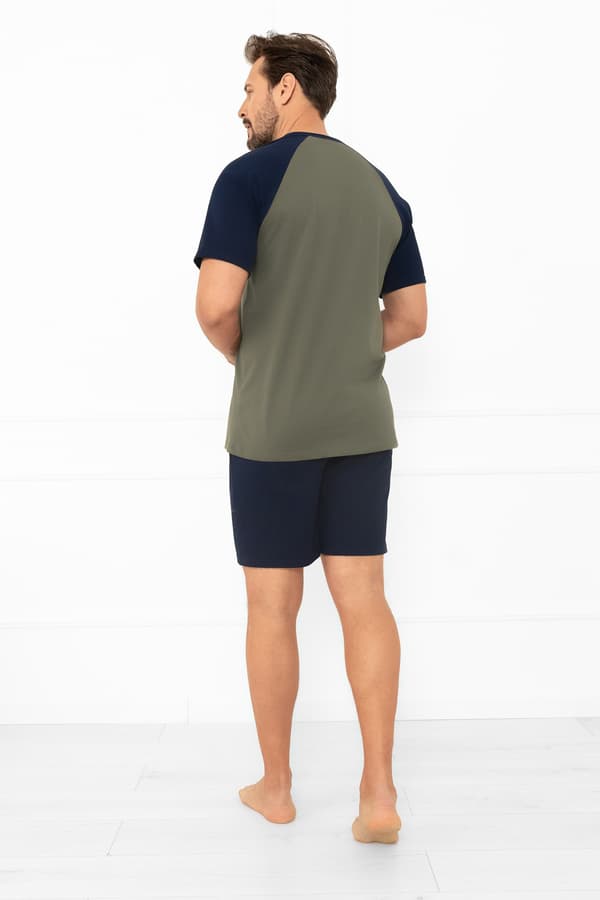Herrpyjamas med kort ärm, korta byxor Aleksander L