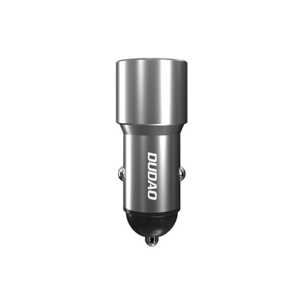 USB-A USB-C PD QC 22.5W Billaddare - Grå