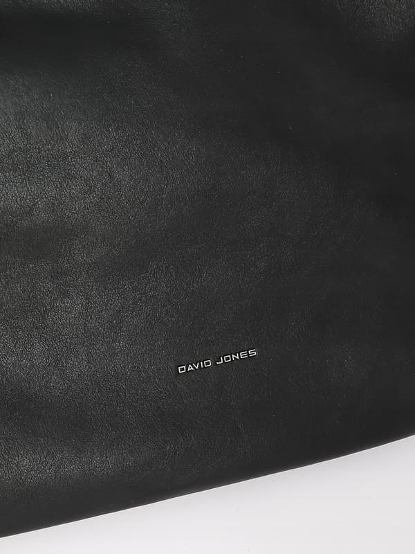 David Jones dame skuldertaske, øko-læder, sort