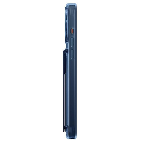 UNIQ Heldro Mount-etui med stativ til iPhone 15 Pro, blå