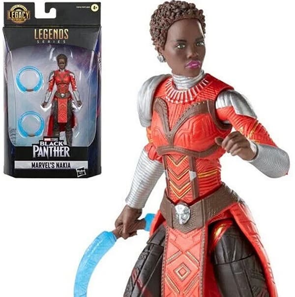 Marvel Legends Musta Pantteri Marvelin Nakia 16cm