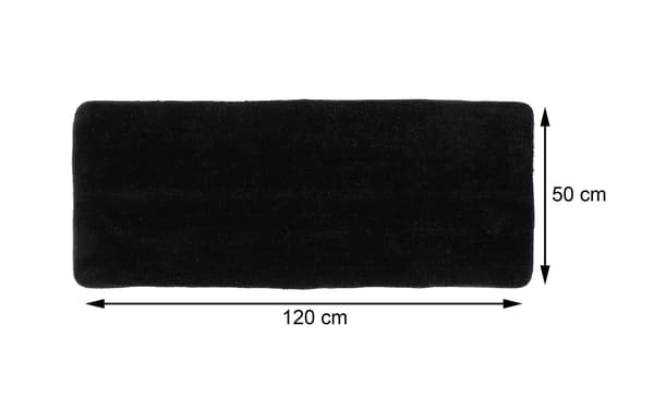 Badeværelsestæppe 50x120 Marlet Sort
