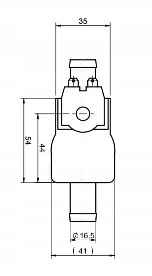 Magnetventil för vatten universal 12V ABS