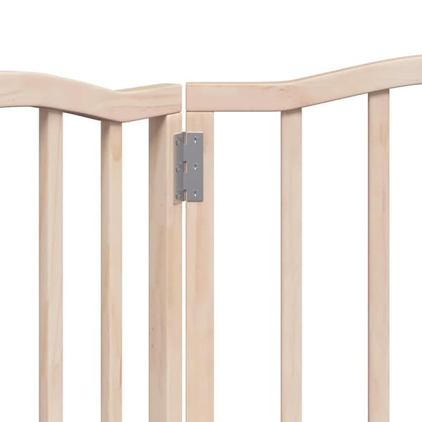 vidaXL foldbart sikkerhedsgitter til hunde, 3 paneler, 150 cm