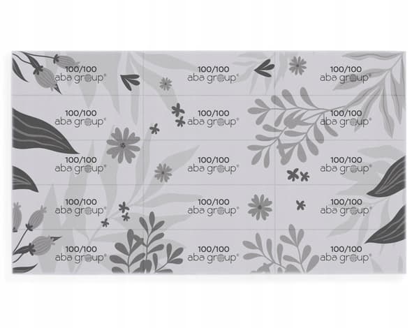 Aba Group Afrivningsbuffer Blomster Blok med engangsafrivningsbuffere “Blomster” 100/100, 45 stk.