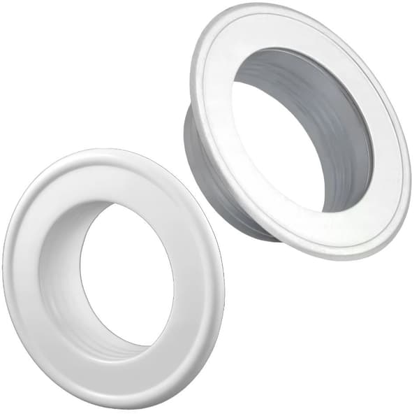 Skorstensskydd för Spiro-rör 110 mm diameter, Vit, airRoxy