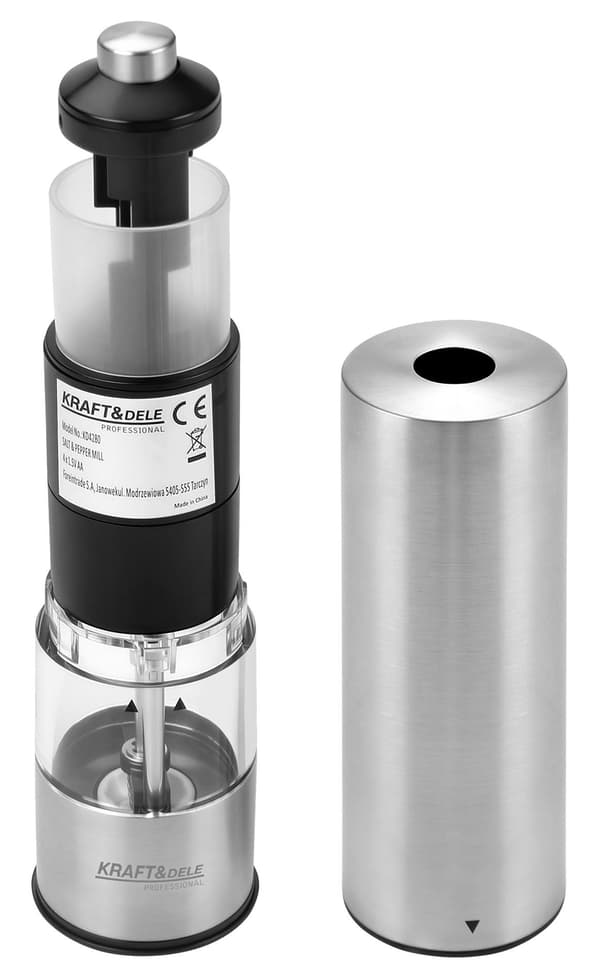 KD4280 Elektrisk peber- og saltkværn
