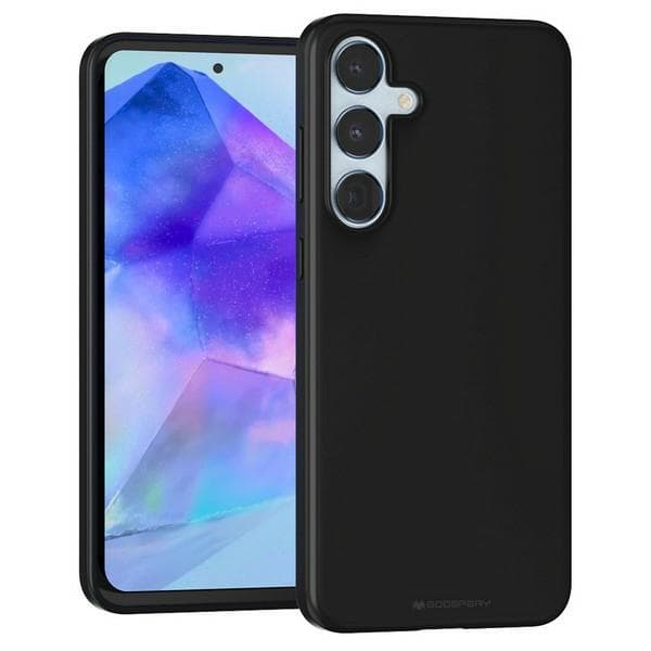 Mercury Soft Cover til Galaxy A55, Sort