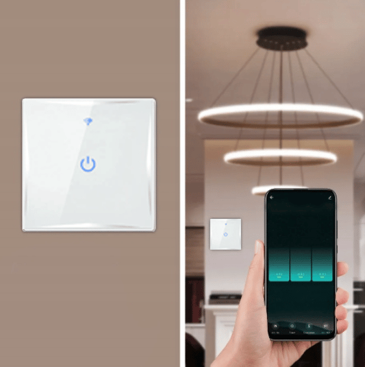 KS601 WiFi-lysomskifter 1-vejs hvid