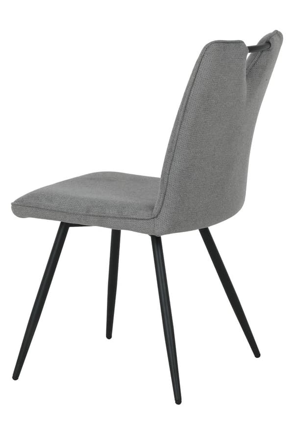 DALIA polstret stol, grå