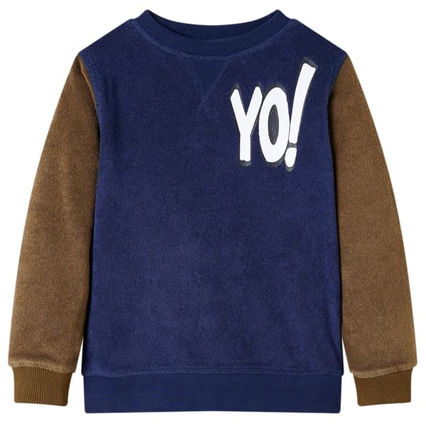 Børnesweatshirt, marineblå, 128