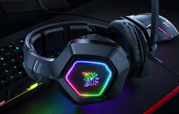 ONIKUMA K10 RGB Sorte Hovedtelefoner