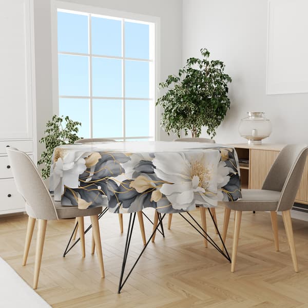 Rund dug med tryk 225