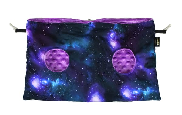 Dobbelt foderautomat til gnavere Cosmo + Purple Minky