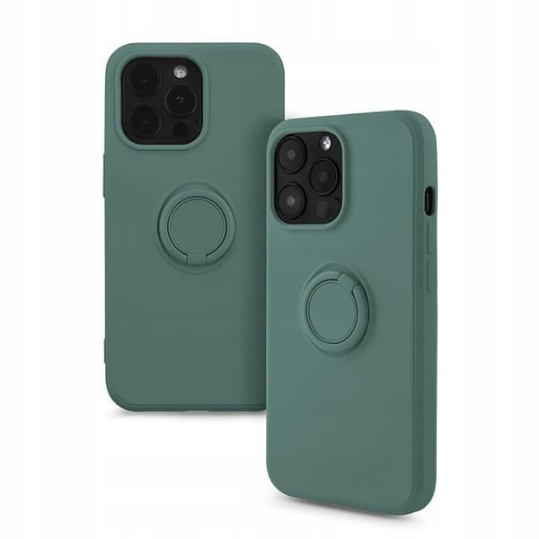 BAKSIDAN MED RING GRÖN IPHONE 13 PRO MAX + GLAS
