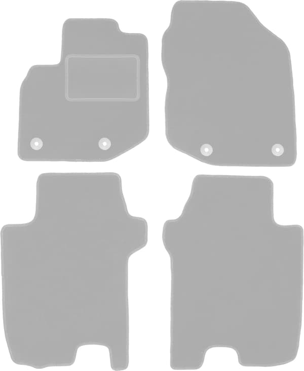 Grå bilmåtter til: Honda Jazz III hatchback (2011-2014)