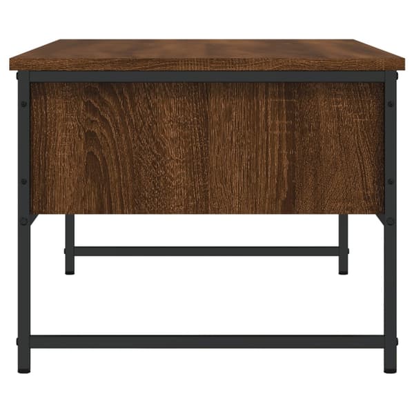 vidaXL Soffbord brun ek 101x49x39,5 cm