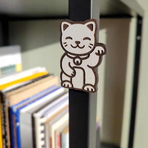 Maneki Neko Magnet Japansk Kinesisk Heldigkat
