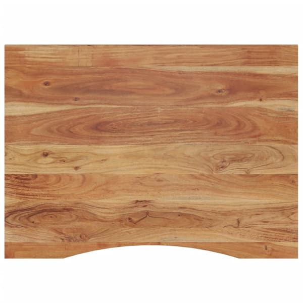 vidaXL skrivebordsplade 110x80x2,5 cm rektangulær massiv akacietræ