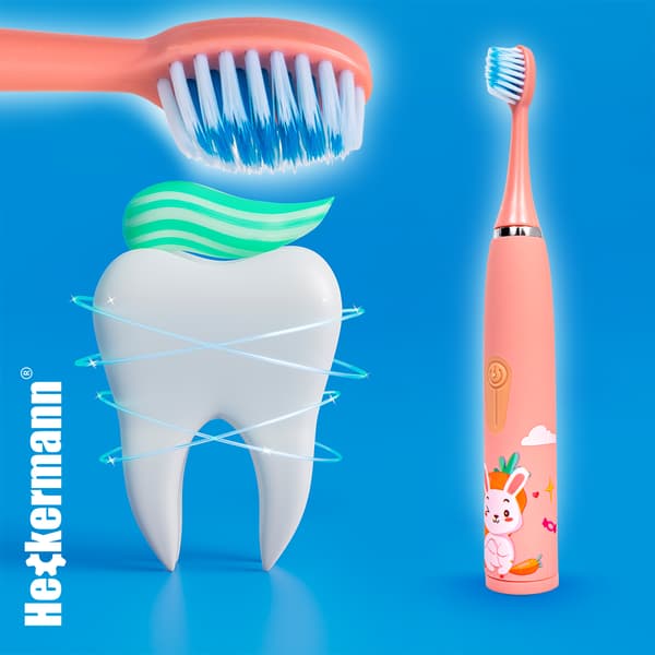 Heckermann S1 Pink Børnetandbørste