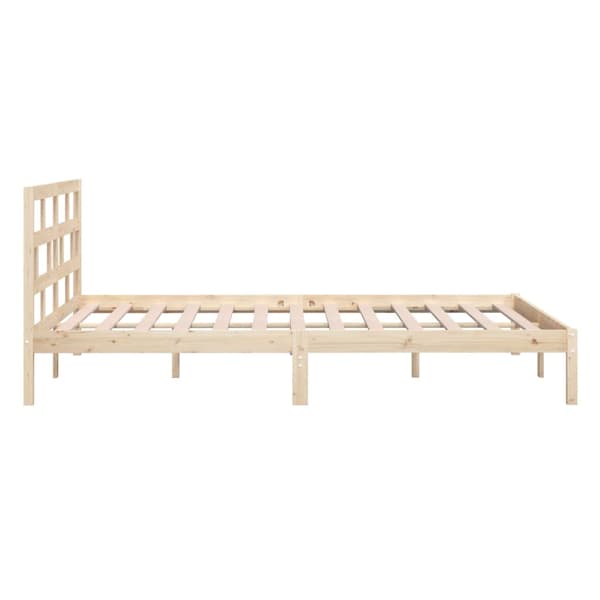 vidaXL sengestel 120x190 cm massivt træ