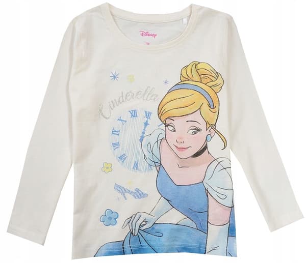 Askepot bluse langærmet bomuld ecru 128